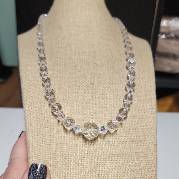 Elegant Crystal Necklace 20 inch Glow  0002 - Picture 11 of 16